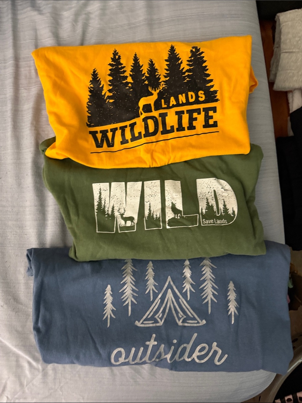 3 save lands t shirts!